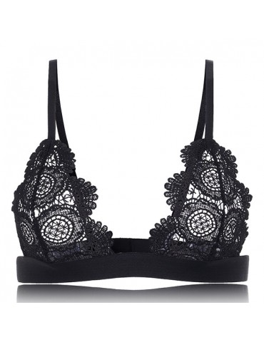 Sexy Lace Hollow Out Breathbale Unlined Wireless Bralettes