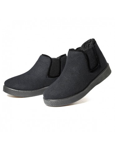 Men Comfortable  Plush Lining Shoes Faux Suede Boots