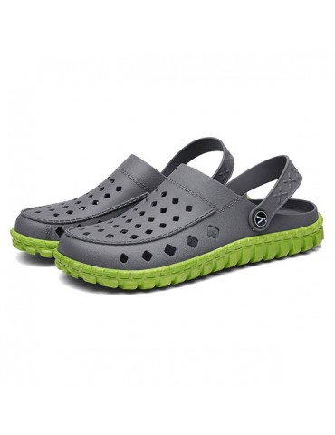 Men Adjustable Heel Strap Light Weight Beach Water Shoes