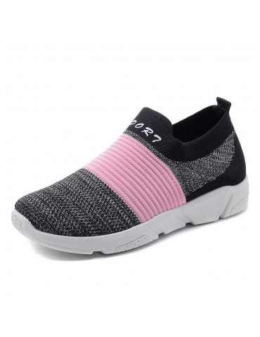 Breathable Mesh Splicing Running Sport Shoes For Women