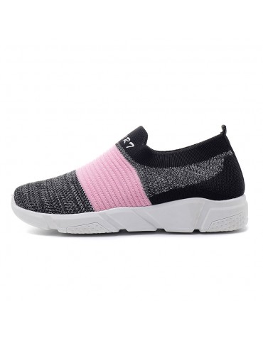 Breathable Mesh Splicing Running Sport Shoes For Women