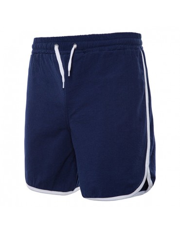 Mens Summer Solid Color Casual Running Shorts Fitness Gym Shorts