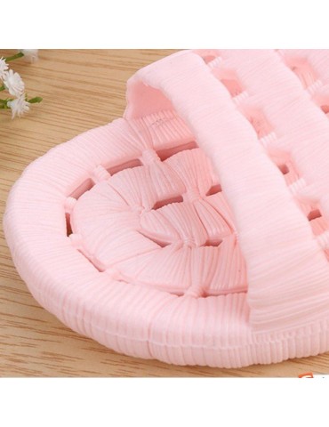 Plastic EVA Pure Color Open Toe Water Slip On Indoor Bathroom Flat Slippers