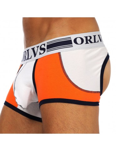 Mens Sexy Jockstrap Back Hole Patch U Convex Patchwork Breathable Cotton Briefs Underwear