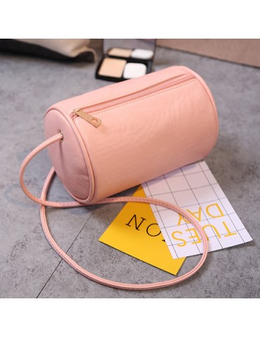 Women PU Leather Vintage Pillow Phone Bag Crossbody Bag