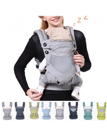 Women Multi-functional Four Position Infant Newborn Baby Carrier Breathable Backpack