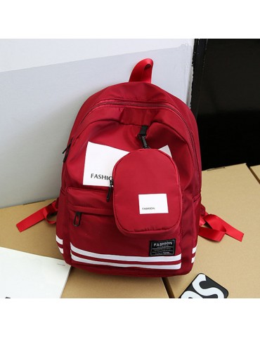 Women Men Casual Nylon Large Capacity Shoulder Bags Backpack