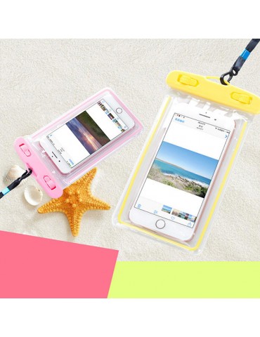 Casual PVC Waterproof 5.5inch Phone Bag Travel Hang Phone Bags