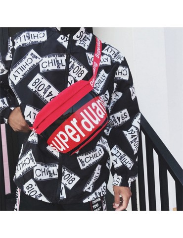 Men And Women Oxford Hip-Hop Waist Bag Street Chest Bag