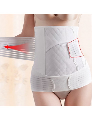 2Pcs/Set Belly Band Postpartum Girdle Control Waist Shapewear