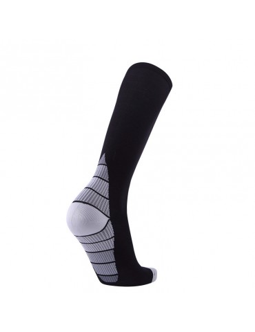 Mens Breathable Wicking Sports Socks Tightening The Calf Prevent Muscle Strain Long Tube Socks