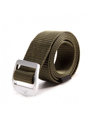 120CM Weaven Nylon Alloy Buckle Belt Durable Military Tactical Outdoor Sport Pants Strip