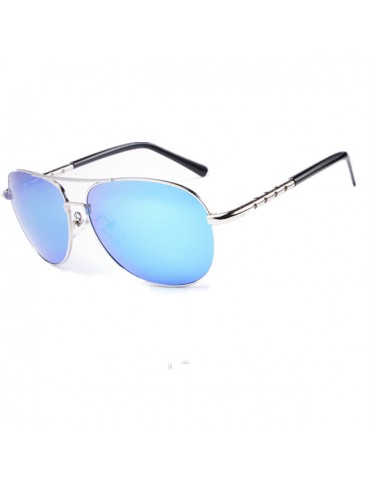 Men UV Protection Polarized Driving Goggle Eyeglasses Outdoor Alloy Sunglasses