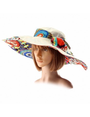 Women Ladies Beach Sun Gardening Hat Floppy Wide Large Summer Cap