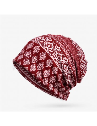 Women Breathable Cotton Hollow Out Top Beanie Caps Outdoor Sports Head Band