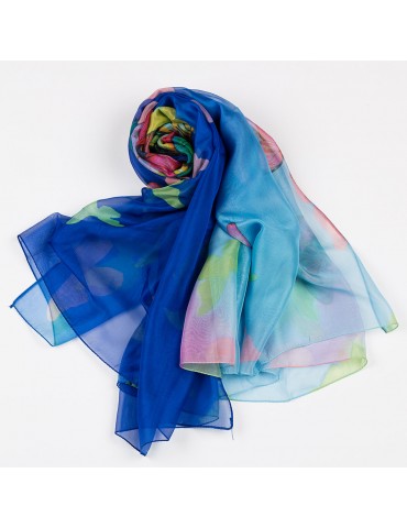 Womens Chiffon Silk Scarves Neckerchief Satin Hair Multifunction Scarf Wrap Headscarf Female Ties