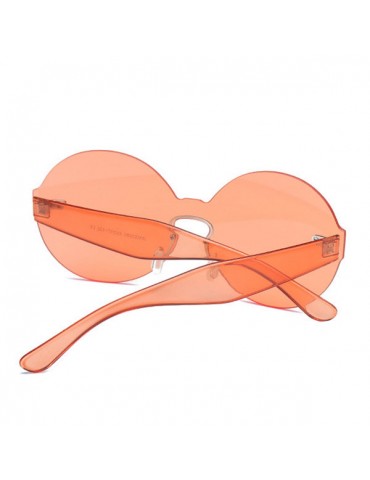 Women Summer Round Frame Sunglasses Outdoor Casual Ocean Lens Glasses